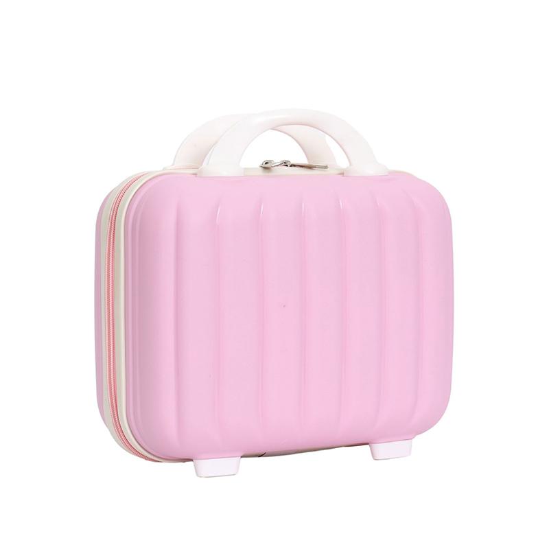 

Portable Large Capacity Cosmetic Box Bag Waterproof Soft Cosmetic Storage Bag Moisture-Proof Wash Bag Suitcase For Home Travel світло-рожевий колір