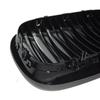 2PCS Bumper Kidney Grille Front Grill Double Slat Line For BMW X5 X6 E70 E71 2008-2013 Car Styling Gloss Black Racing Grills