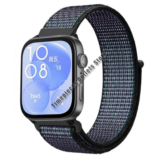 Nylon Loop Strap For Huawei Watch Fit 3 Sport Breathable Replacement Bracelet Wristband For Huawei Watch Fit 3 Belt Accessories