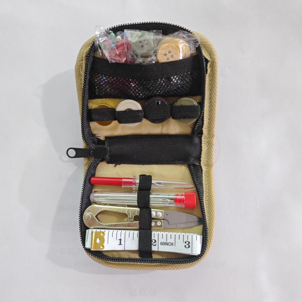 74-Piece Portable Mini Travel Sewing Kit for Outdoor Use