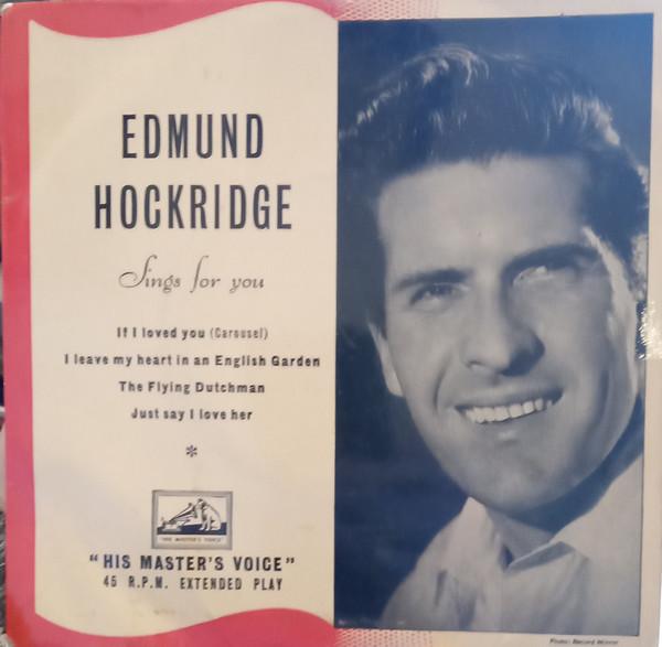 

7inch Record EDMUND HOCKRIDGE Sings For You 7EG8175 HIS MASTERS V 1956 UK Jazz Used