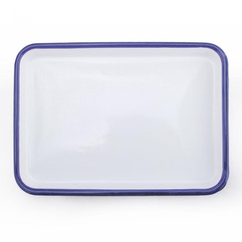 Ruijie Thickened Enamel Rectangular Lab Tray