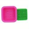 2pcs Color Randomly Pan Multifunctional Soap Molds Making Supplies Silicone Molds Circle Baking Soap Making