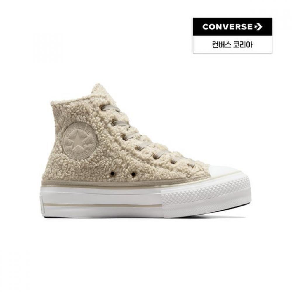 

Converse Chuck Taylor All Star Lift Platform Sherpa Beach Stone A05509c 235