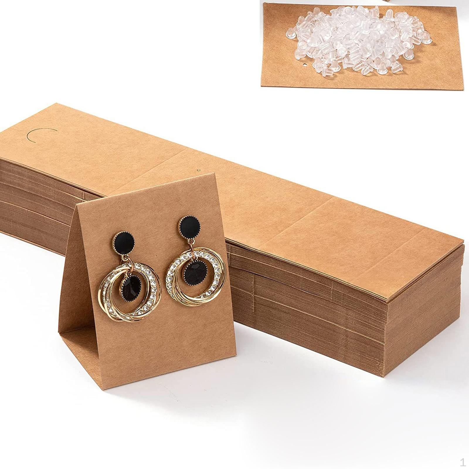 100Pcs Earring Display Card,Necklace Cards,for DIY Jewelry
