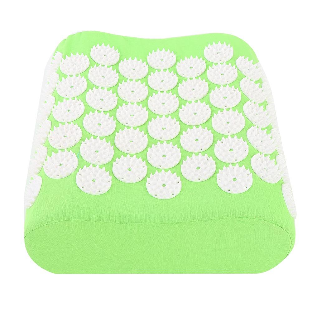 Acupuncture Massage Pillow Stress Relief Acupressure Massage Back Cushion (Fruit Green)