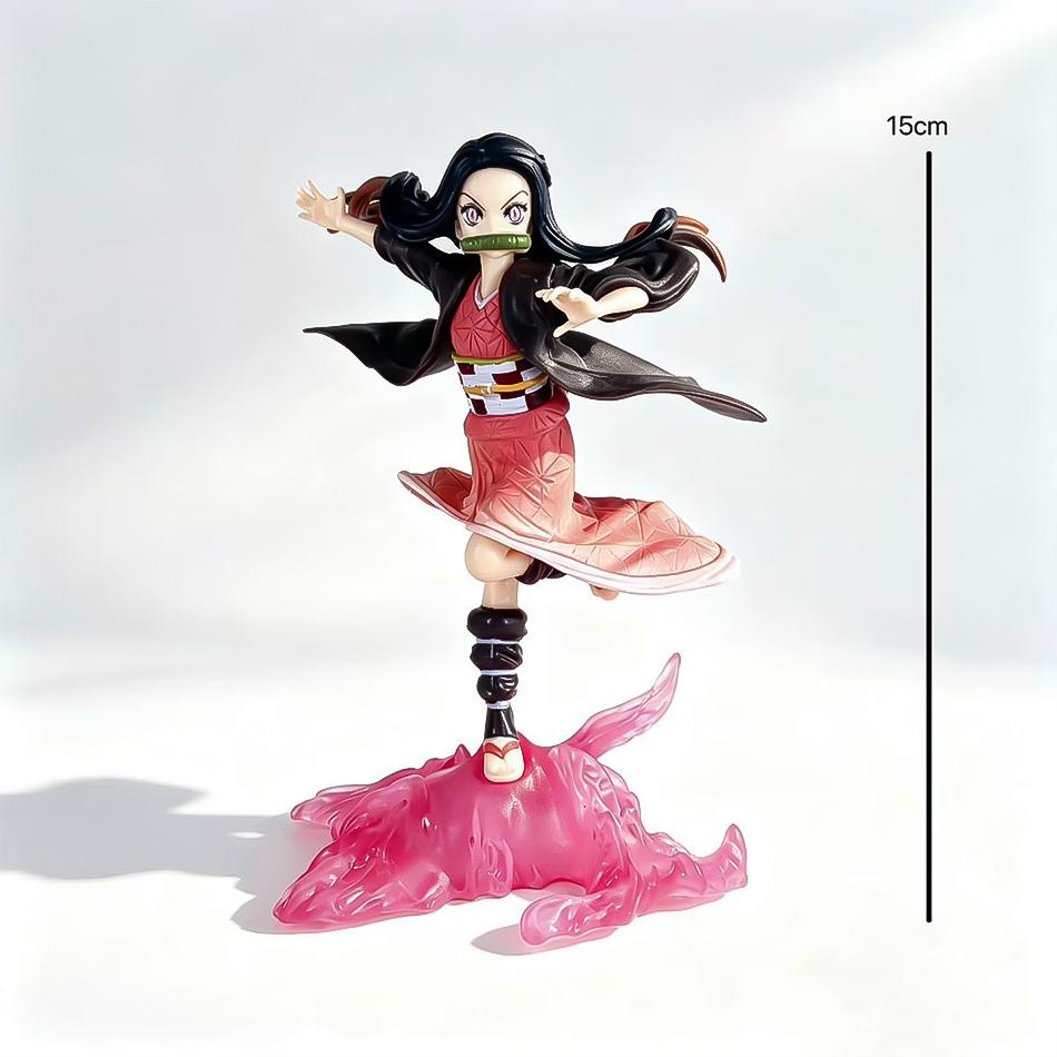 10-22cm Demon Slayer Anime Figure Kamado Tanjirou Agatsuma Zenitsu Kyoujurou Anime PVC Model Action Figure Collection Toy Gift