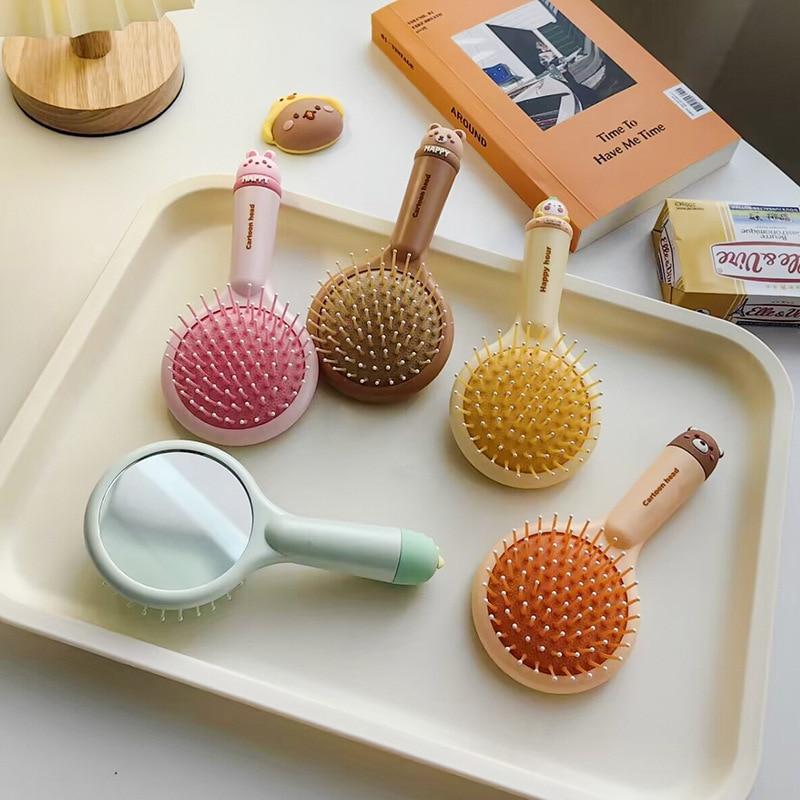 Cute Air Cushion Small Comb Ladies Airbag Comb Long Hair Portable Comb Home Children And Girls Anti-static Massage Comb