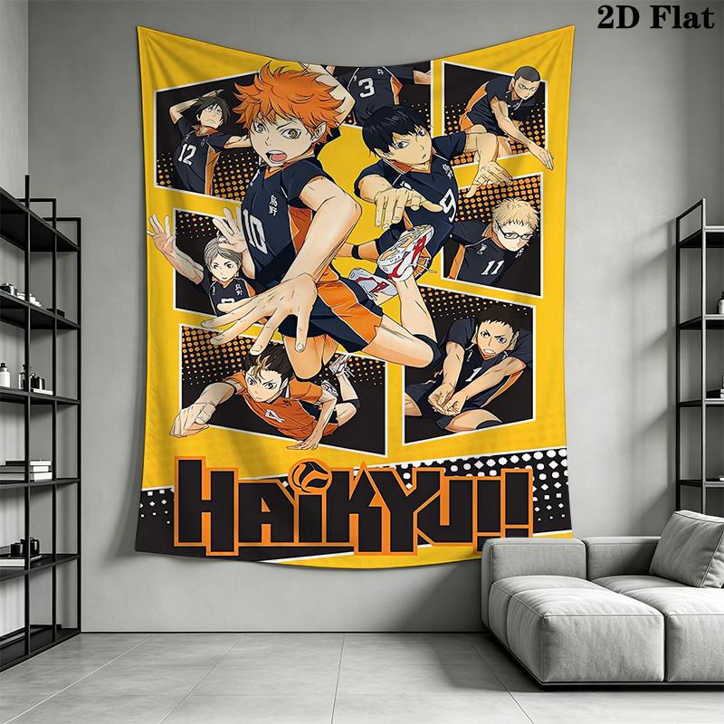 Haikyu Pattern Home Decor Tapestry, Wall Hanging, Decorative RV Wall Cloth.NGT0928073