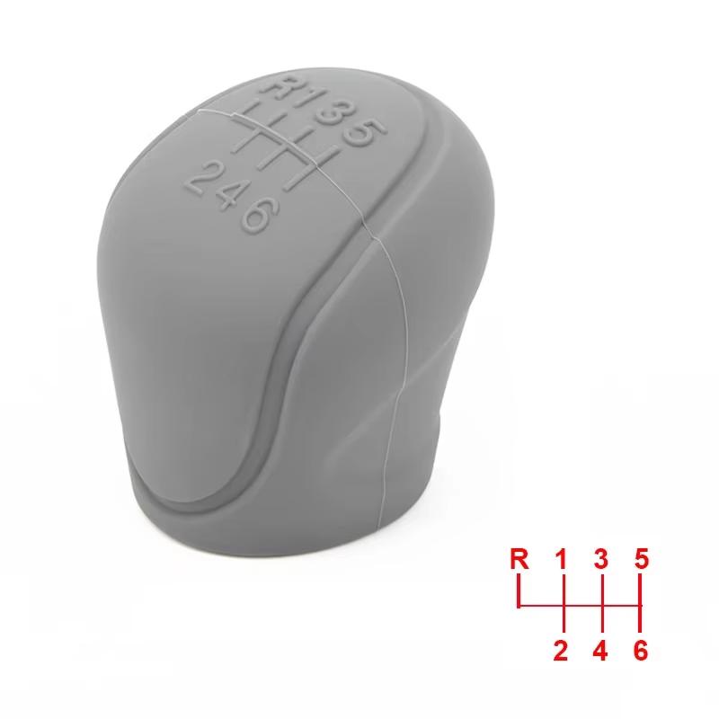 Manual 5 / 6 Speed Car Silicone Gear Shift Knob Cover Gear Shift Non-Slip Grip Handle Protective Covers Car Interior Accessories