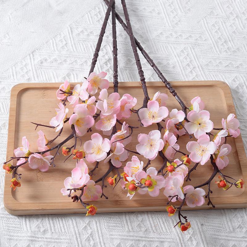 High-End Artificial Plum & Peach Blossom Wedding Decoration