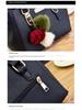 2023 European/American Fashion Fur Ball Shoulder Bag for Women - Double-Layer, Large Capacity, Versatile Messenger Bag
