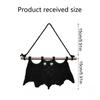 Wall Decoration 3D Bat Hanging Ornament, Hand-Knitted Black Style, Bat Tapestry, Halloween Home Decoration