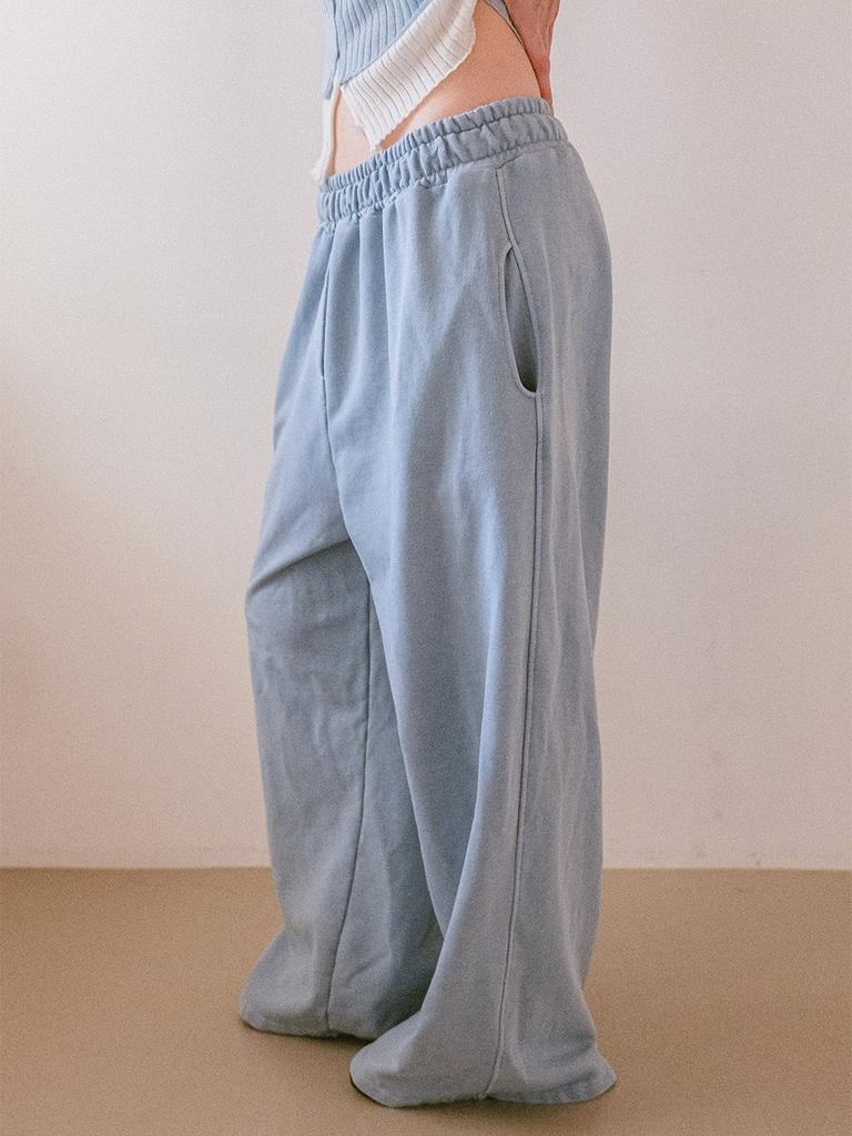 KOOLKITTEN Elastic Waist Wide Fit Sweatpants 2 Colors