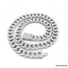 13MM Classic Half-Diamond Flip-Top Full-Diamond Cuban Link European & American Hip Hop Jewelry Unisex Bracelet Necklace