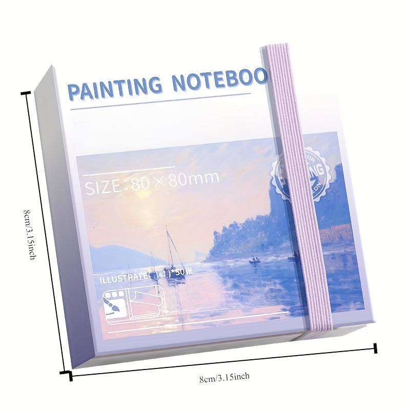Mini Watercolor Paint Set with Notebook Palette Travel Art Supplies for Handmade Journal Outdoor Sketching Painting Kit gift