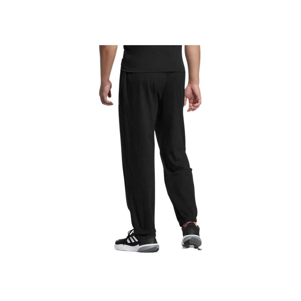 adidas Jersey Pants With Small Logo Men Bottoms Black IC7841