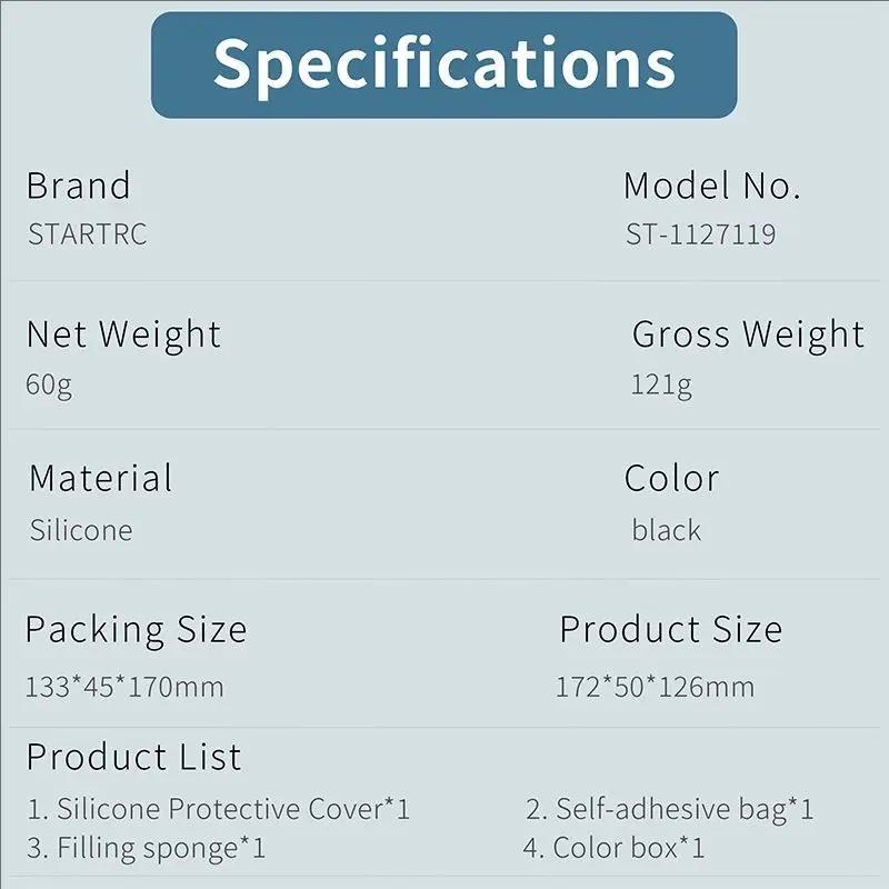 Shockproof Silicone Case for DJI RC 2 Remote Controller - Anti-Slip & Anti-Scratch Protective Cover with Dustproof Design