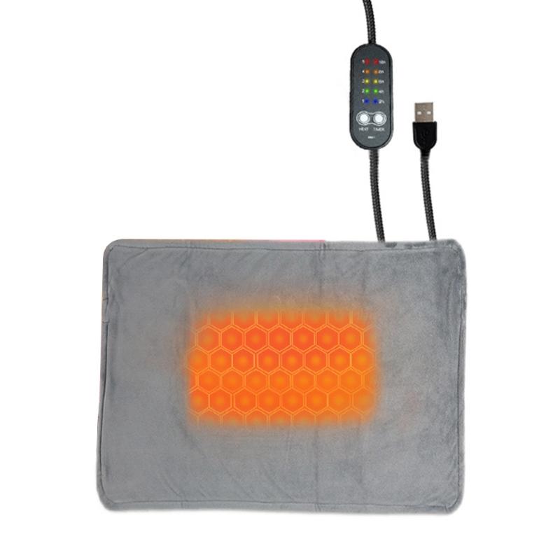 Energy Efficient Portable Pet Heating Pad USB Operated Thermal Cushion For Winter Travel Kennel Use