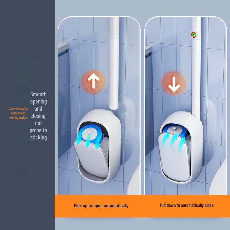 Jia Bang Shou Disposable Wall-Mounted Toilet Brush Set