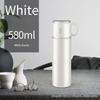 580 ml Thermo-Wasserflasche aus Edelstahl im nordischen Stil, Kaffeetassen, Isolierbecher, Büro-Trinkbecher, Flasche, Teetasse, Geschenk