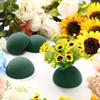 5PCS Green Floral Foam Blocks Fresh-Keeping Half Ball Shape Floral Foam Brick DIY Flower Arrangement Kit Round Shape