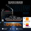 SucceBuy Hitzepresse 5in1 Hitzepressenmaschine 12x15in Clamshell Sublimation Transferdrucker Digitale Präzise Temperaturregelung