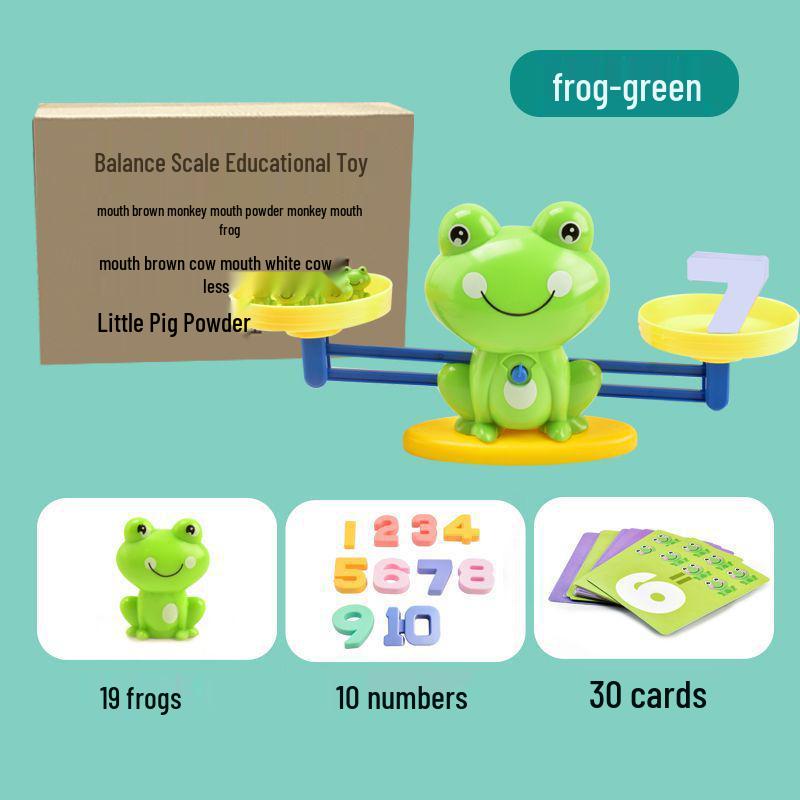 Digital Frog Balance Puzzle: Early Education Toy for Child's Cognitive and Logical Development