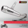 XL750 Motorcycle Scooter Exhaust Pipe: Mid and Rear Section, Easy Non-Destructive Installation