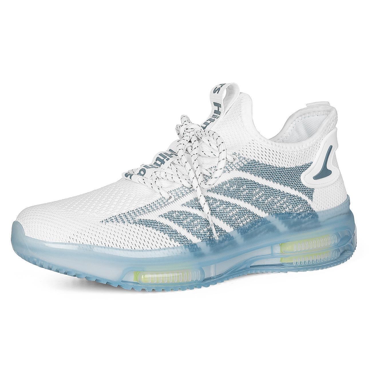 

2024 новые модные, легкие, удобные и дышащие спортивные кроссовки, корейская версия модной повседневной обуви, мужская обувь больших размеров 36 белый