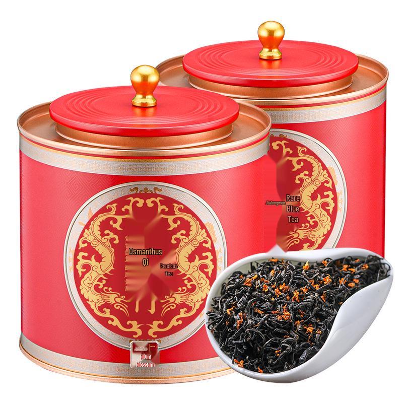 Османтус-Кимыньский черный чай: Аутентичный Аньхойский Насыщенный Аромат 50г Банка