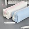 Large-capacity Pencil Case Cream Color Stationery Pouch INS Stationery Storage Bag  School Supplies