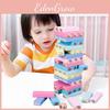 Stacking Animals Wooden Toy For Kids Interactive Playset With Eco-friendly Paint For Learning