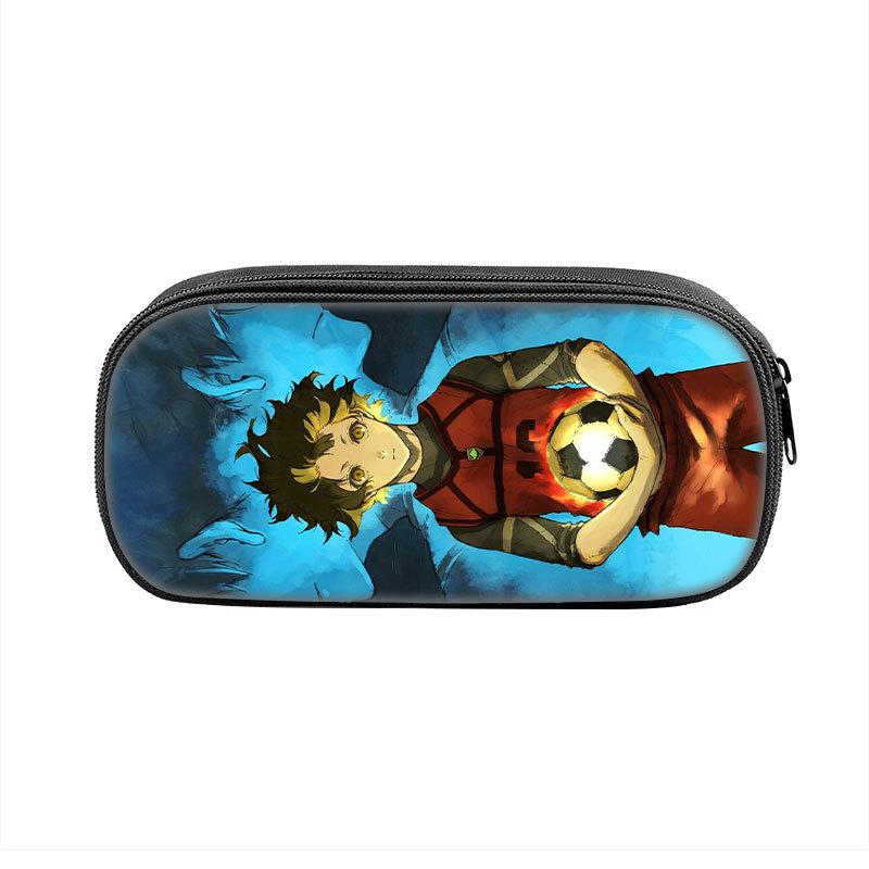 Bluelock Printed Pencil Case, Blue Prison Primary And Secondary School Children'S Pencil Stationery Storage Bag
