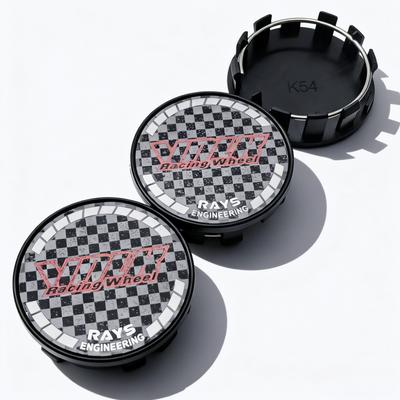 4pcs VOLK Racing Logo Emblem Car Wheel Center Caps 54MM 50MM Wheels Hub Cap RAYS Badge Rim Hubcaps Cover Replace Car Accessories