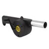 Luftgebläse Mini Hochtemperaturbeständig Einfache Reinigung Handheld Tragbar BBQ-Ventilator Schwarz