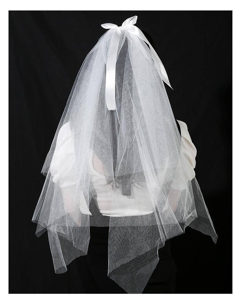 Glowing Veil Fairy Style Light-Up Photo Props for Kids' Travel Photography