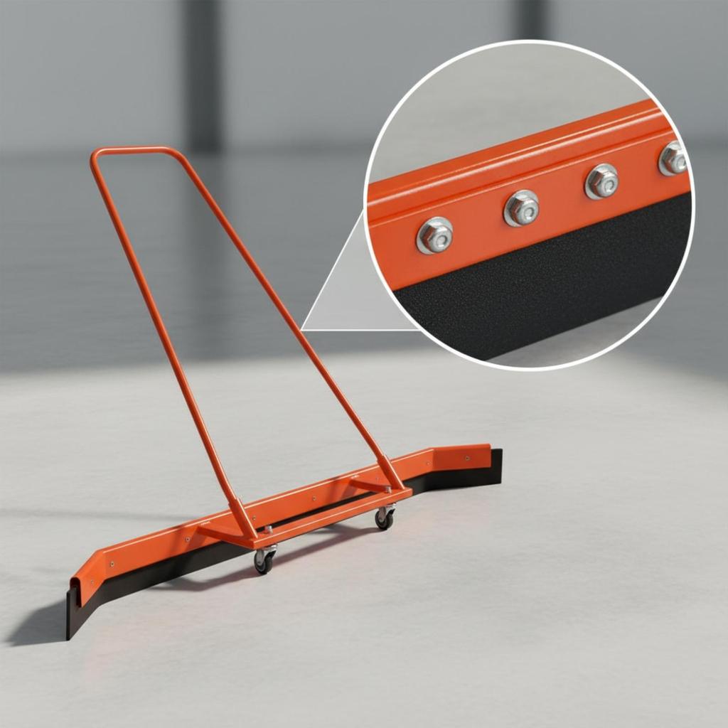 Court Squeegee Wide Water Pusher Rolling for Gyms, Facility Managers