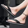 Outdoor Men Slippers Flat Mens Flip-flop Lightweight Beach Shoes  Casual Sandals Indoor Home Anti-slip Bathroom Slides