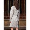 ELLE French Striped Shirtdress