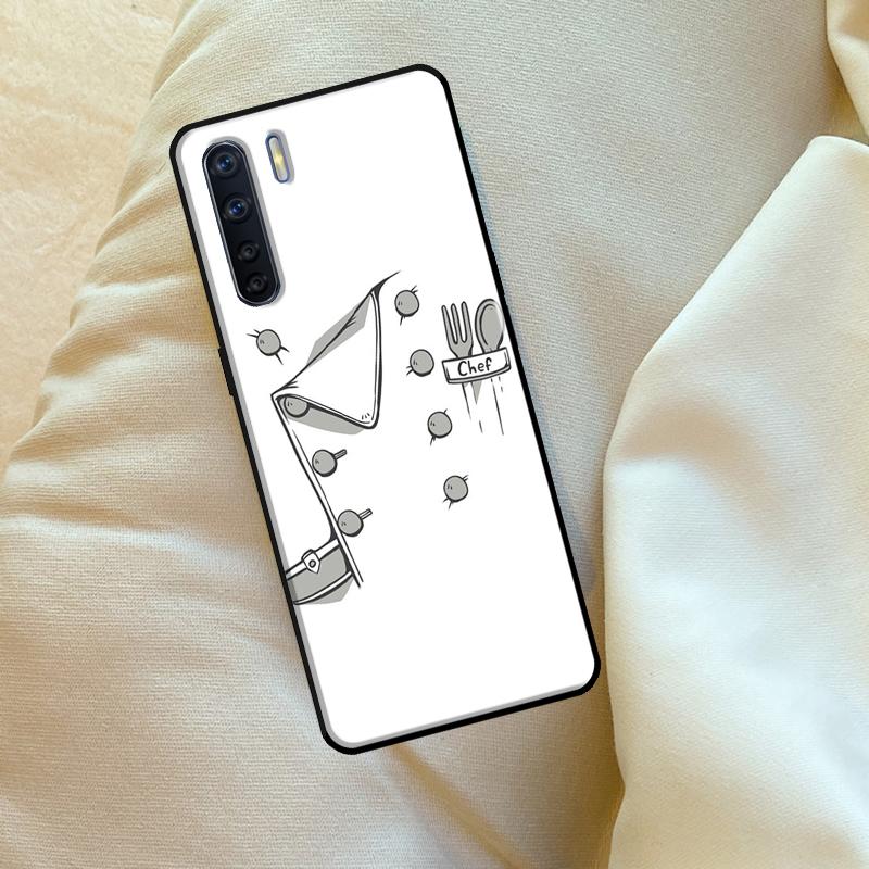 Baking Cook Chef Case For Oppo A98 A78 A18 A38 A58 A5 A6 Pro A54 A74 A94 A17 A57 A80 A60 A40 A96 A76 A16 A15
