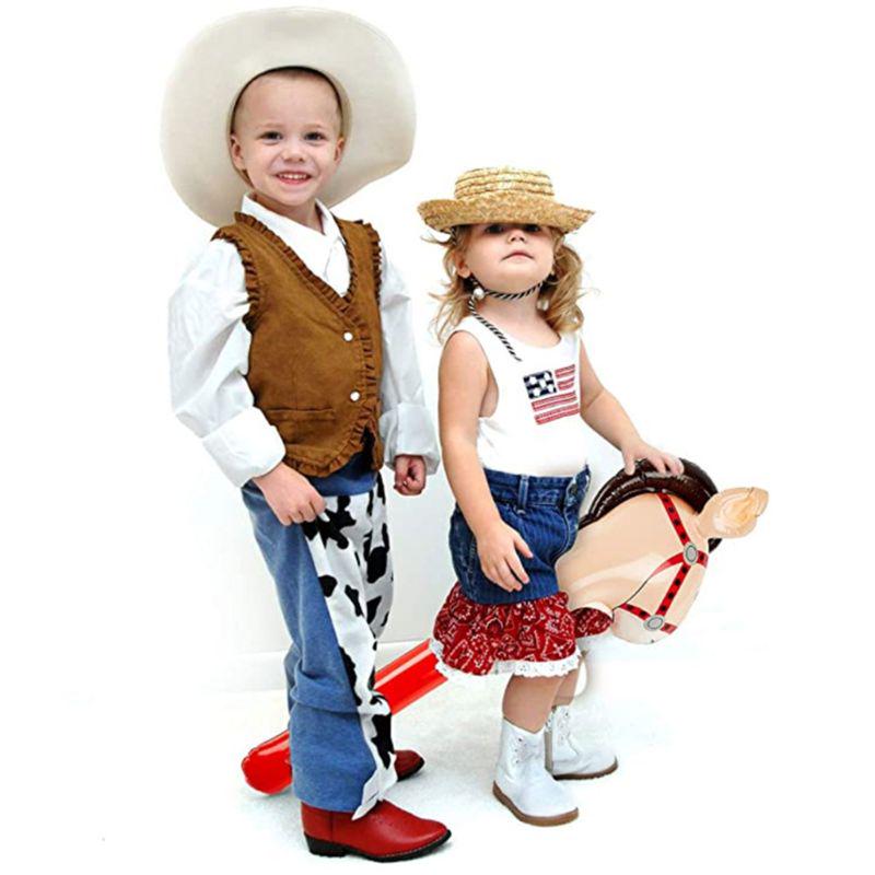 1-3pcs Inflatable Horsehead Stick Inflatable Balloon Cowboy Cowgirl Farm Animal Theme Birthday Party Decoration Children's Toys