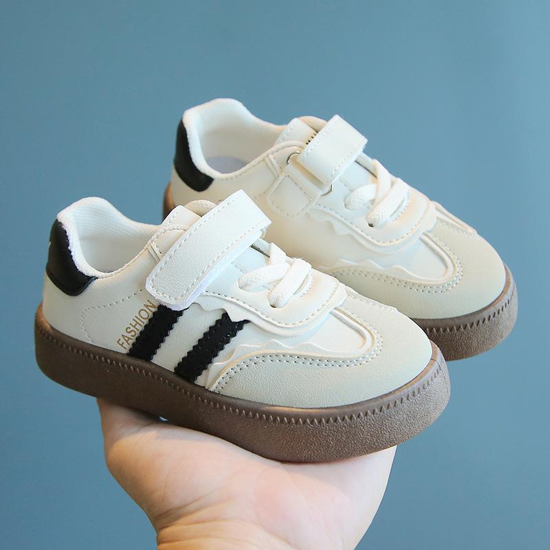 Kids Spring Autumn German Trainer Shoes Boys Girls Soft Sole Forrest Gump Sneakers Casual White Board Shoes Baby Breathable Running Shoes