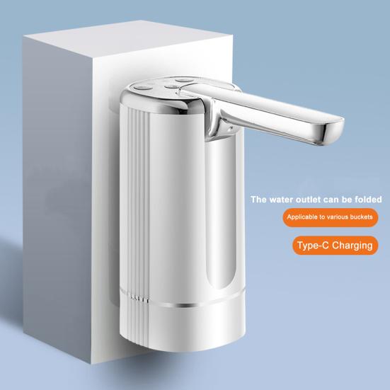 Electric Dispenser Foldable Water Bottle Pump Universal Easy To Install Rechargeable Automatic Water Dispenser Pump