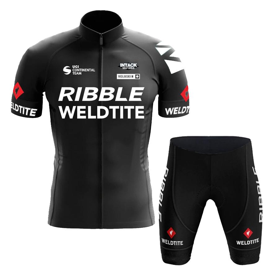 2026 Men's Summer Cycling Jersey Set Lightweight Quick-Dry Breathable Bike Wear with Padded Shorts for Road Mountain Bike