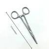 Stainless Steel Hemostatic Forceps Surgical Clips Straight Elbow Large Small Mosquito Clips Complete Set