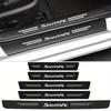 Car Door Threshold Stickers For SANTAFE Anti Scratch Protective Film Rear Trunk Decals Bumper Guard Pedal Decoration