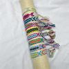 Braccialetto dell'amicizia ricamato in stile nepalese: Braccialetto Patchwork Tessuto per Uomo e Donna