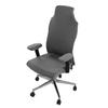 Gaming Chair Cover Pure Color Breathable Polyester High Resilience Office Chair Slipcover with Armrest Cover for Home