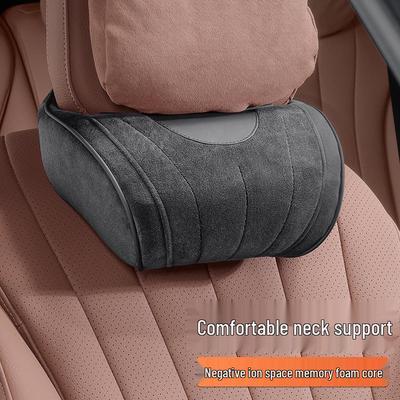 Car Seat Neck and Lumbar Support Pillow – Universal Flannel Cushion for All Seasons